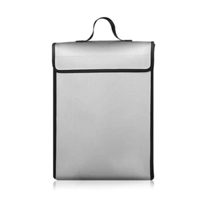1200℃ Fireproof Conference Document Bag A4 File Cash Case For Work Office H1M3 - Picture 1 of 9