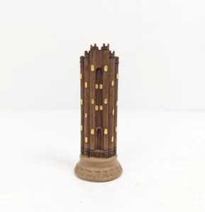 Chess Piece Medieval Chess Set Replacement Rook Black Ceramic 3.5" - Picture 1 of 24
