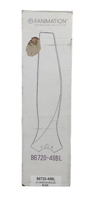 Fanimation B6720-48BL Spitfire Blades 48” Black Blades 3-pack NIB - Image 1 of 4