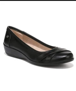 LifeStride Mujer I-leal Plano, Negro Tumble, 9 EE. UU. con/REGALO EXTRA - Imagen 1 de 7