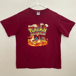 Vintage Pokemon Gotta Catch Em All T-Shirt Youth Large Official Nintendo - Picture 1 of 7
