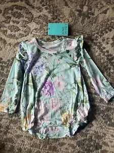 Posh Peanut Ruffled Long Sleeve Bubble Romper -Erin-NWT- 6-12m - Picture 1 of 5