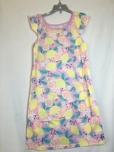 New Carter's Pink Lemon Nightgown Nightshirt Girls 6/7 - Picture 1 of 5