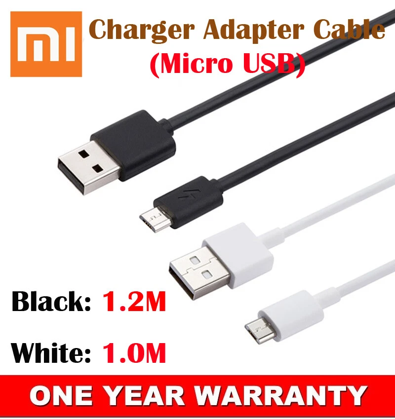 Original Micro USB Charger Adapter Cable Data Cord For Xiaomi Redmi Go 7A 7 6A 6 - Image 1 of 4