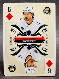2024-25 O-Pee-Chee Playing Cards 6 Diamonds Jared McCann - Picture 1 of 2