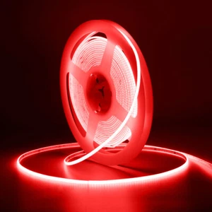 Ultra Thin COB LED Strip 12V 3mm Width Flexible 480LEDs/m Tape Light Strips - Picture 1 of 22