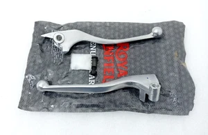 Clutch & Brake Lever Kit Silver Fit For Royal Enfield Himalayan - Picture 1 of 10