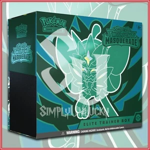 Pokemon TCG: Scarlet & Violet TWILIGHT MASQUERADE Elite Trainer Box ETB SV06 - Picture 1 of 2
