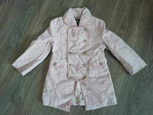 Burberry Mädchen Mantel Rosa Samt Edel 4 Jahre Luxus Mantel - Bild 1 von 5