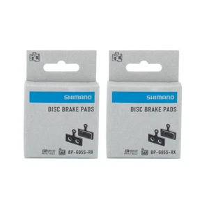 2 pares de pastillas de freno de disco Shimano resina G05S-RX, sucesoras G03S con cinta réflex - Imagen 1 de 2