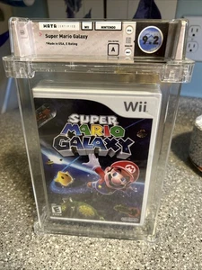 Nintendo Wii SUPER MARIO GALAXY Wata 9.2 A Graded New Game Sealed - Picture 1 of 10