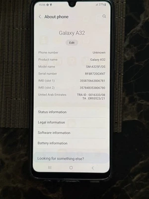 Samsung Galaxy A32 4G 128GB Black 4GB - READ DESC - Image 1 of 3