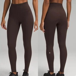 Lululemon Wunder Train High-Rise Tight 28” Brown Size 2, Athletic Wear, Sports - Picture 1 of 7