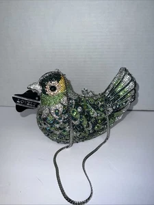 Bolsos sin asas para pájaros para mujer bolsos de noche de cristal boda palomas estrás - Imagen 1 de 12