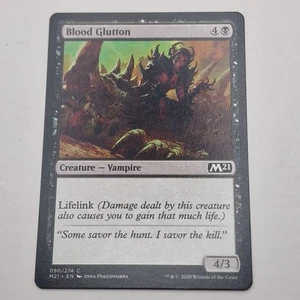 MTG: Blood Glutton 090/274 - M21 Core Set 2021 Black Common - Imagen 1 de 6