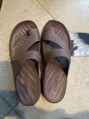 CROCS GETAWAY платформе носок петля трюфель сандалии горки женская обувь - Изображение 1 из 4