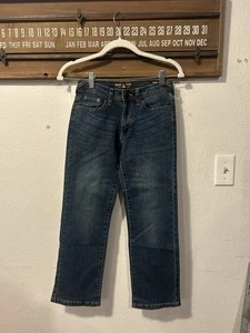 Ring Of Fire Jungen Größe 8 blau gerades Bein Taschen Denim Jeans (818) - Bild 1 von 6