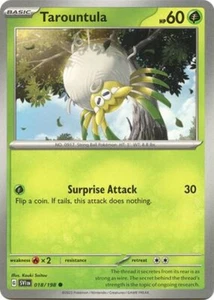 Tarountula Scarlet & Violet Pokémon TCG 018/198 Regular Common ࿊ - Picture 1 of 1