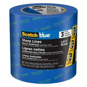 ScotchBlue Sharp Lines Painter's Tape : 1.41 in. x 60 yds. (Blue) [24 Rolls] - Picture 1 of 1