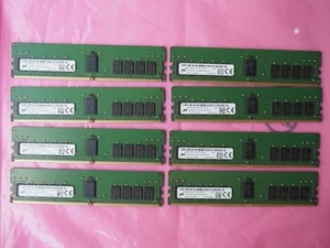 RAM ECC 128 Go, Micron 8x 16 Go 2RX8 PC4-3200AA-RE2-12 MTA18ASF2G72PDZ-3G2E1VI - Photo 1/3