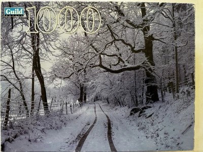 Vintage Puzzle THE GUILD Parker Bros1996 Sealed Through The Winter Woods 1000 pc - Image 1 of 4
