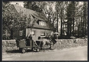 Volkwardingen, Ansichtskarte, Pension Lücker´s Hof, Inh. Albert Albers  - Picture 1 of 2