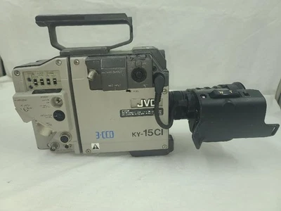 JVC Color Video Camera/Camcorder KY-15CI/15CIU w/TV Lens UM & HZ-410 - Image 1 of 4