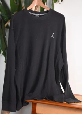 Air Jordan/Nike Embroidered Jumpman Long Sleeve Waffle Shirt Size XXL 2009 - Image 1 of 4