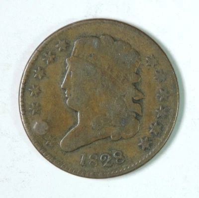 1828 US Classic Head Half Cent Type Coin - Image 1 of 2