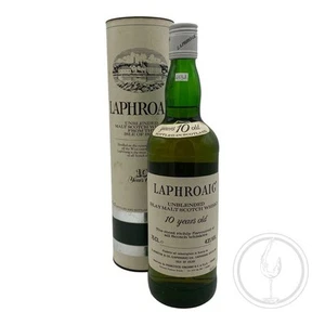 Laphroaig - Unblended Islay Malt Scotch Whisky 10 y Francesco Cinzano Import 0,7 - Imagen 1 de 4