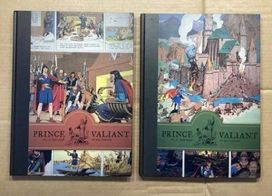 Prince Valiant ~ Vol. 1 y 2 ~ 1938-1940 ~ Hal Foster ~ Fantagraphics tapa dura - Imagen 1 de 22