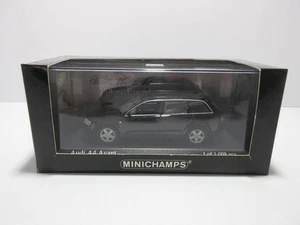 Mini Car 1/43 Champs Audi A4 Avant 2001 Black Model - Picture 1 of 4