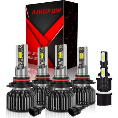 For Nissan Titan 2004-2015 - 6x LED Headlight High Low Beam Fog Light Bulbs Kit - Image 1 of 4