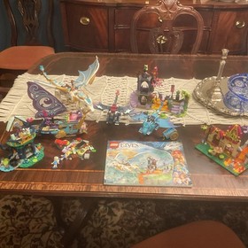 Lego Elves Lot- Sets 41197, 41074, 41187, 41073- Incomplete Mini Dolls & Dragons