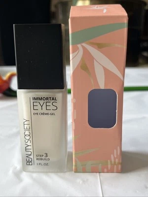 Beauty Society Immortal Eyes Eye Crème Gel  1oz Brand New In Box - Image 1 of 4