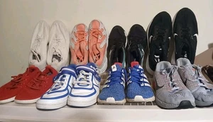Lote 8 pares de zapatos deportivos a granel revendedor al por mayor para hombre Nike Adidas Allbirds - Imagen 1 de 19
