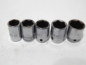 MAC TOOLS 1/2" DRIVE 11/16 THRU 15/16 6 POINT SHALLOW SOCKETS - Bild 1 von 1