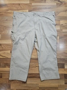 Pantalones de trabajo elásticos Duluth Trading Flex Ballroom Khakis para hombre 48x30 beige - Imagen 1 de 9