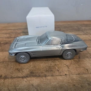 VINTAGE BANTHRICO 1963 CORVETTA FINESTRA DIVISA BANCA METALLO NOS IN PLASTICA CON SCATOLA - Foto 1 di 9