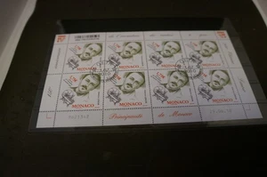 Monaco Michel 3005 minifoglio timbrato motore a gas (30605) - Foto 1 di 1