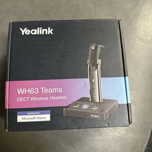 Yealink Wireless DECT Headset WH63 Teams - Afbeelding 1 van 3