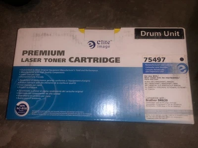 NEW Elite Image 75497 Replacement Drum Unit for Brother DR620 Black - Image 1 of 2