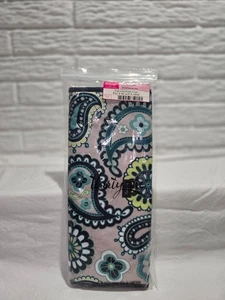 Neu mit Etikett Thirty-One isoliertes Flacheisen Thermo Überschlag Etui Paisley Tagesmuster - Bild 1 von 7