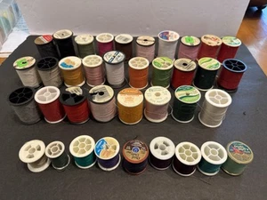 Vintage Sewing Thread Mixed Lot 37 Spools - Picture 1 of 5