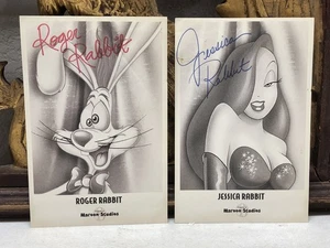 Jessica Roger Rabbit Signed Photo Facsimile Maroon Studios Autograph Buena Vista - Picture 1 of 13