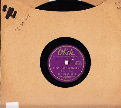 Schoolboys - Please Say You Want Me / Shirley  10" 78 - Image 1 of 4