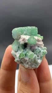 Green Tourmaline with Combine matrix - Picture 1 of 8