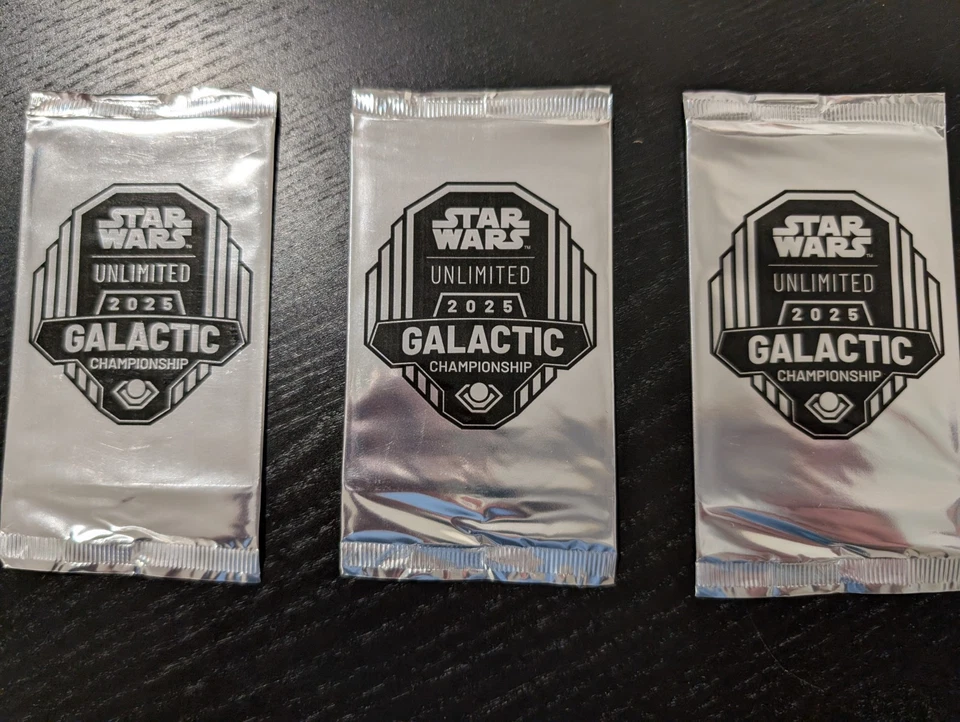 THREE Star Wars Unlimited Galactic Championship 2025 Silver Packs - Image 1 of 1