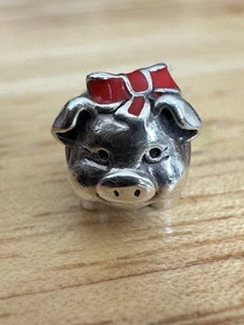 Geniune Pandora Lucky Piggy Bank Charm - Picture 1 of 6