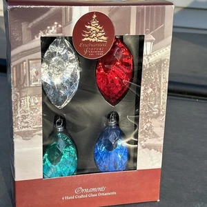 Vintage Zauberwald 4 Edelsteine Schmuck Weihnachtsschmuck - Bild 1 von 13